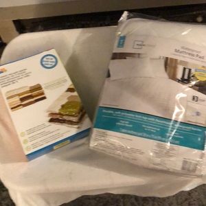 Vacuum packs for storage 3! Mattress topper twin
